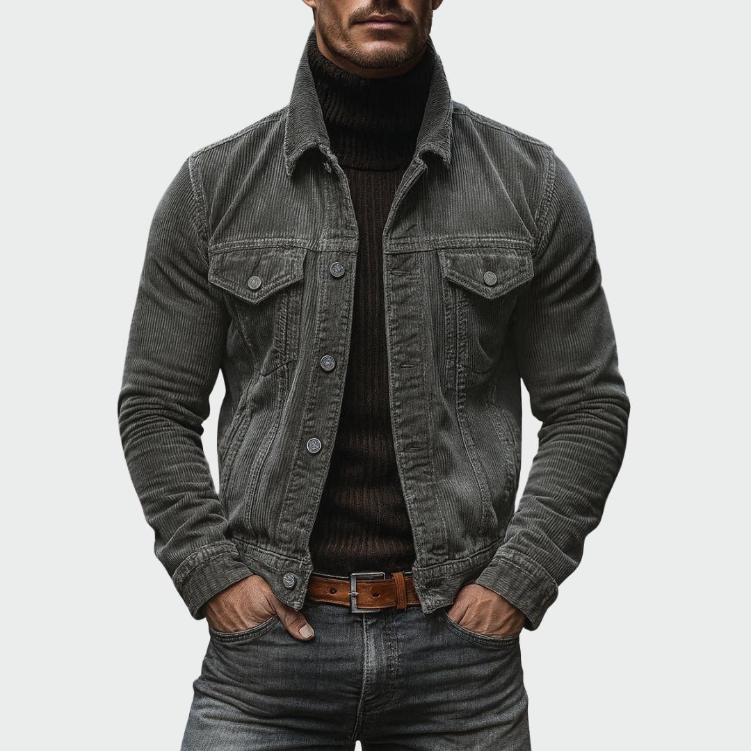 Matéo™ | ז'קט כותנה וינטג'