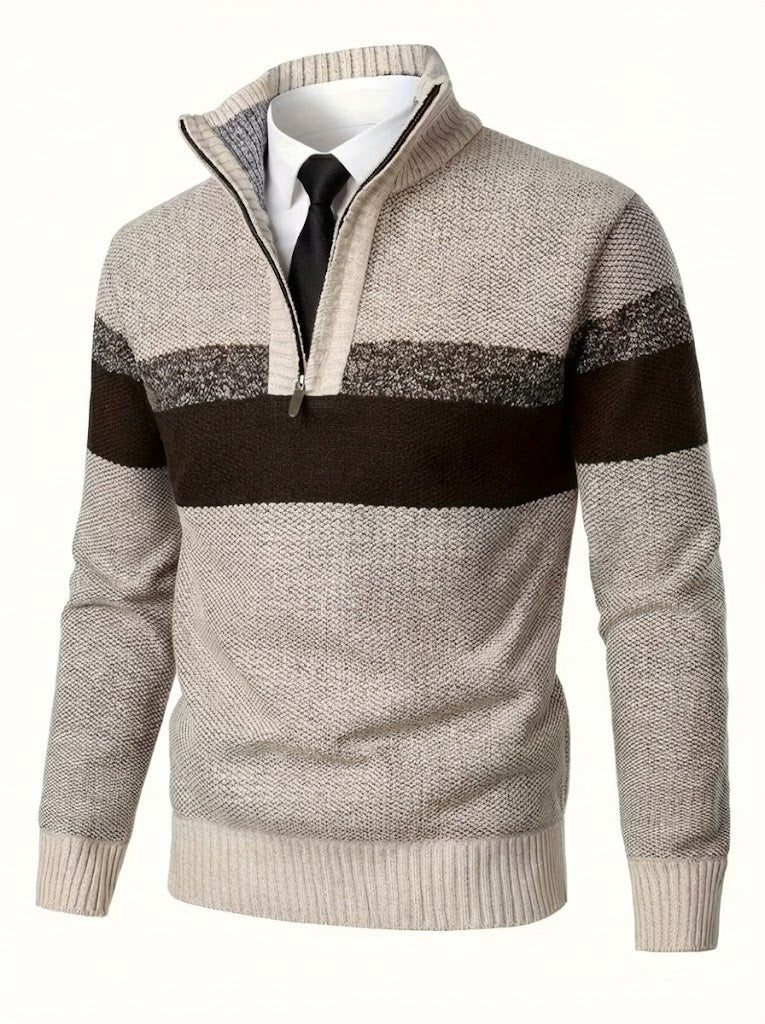 Kyan™ | סוודר מודרני עם רוכסן