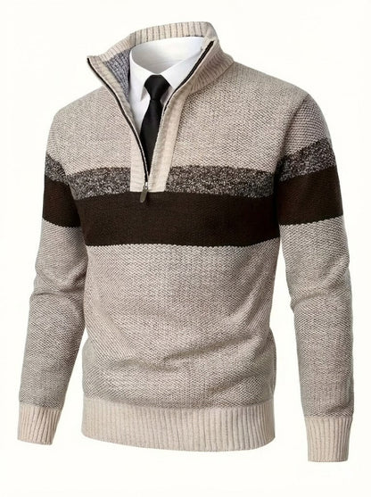 Kyan™ | סוודר מודרני עם רוכסן